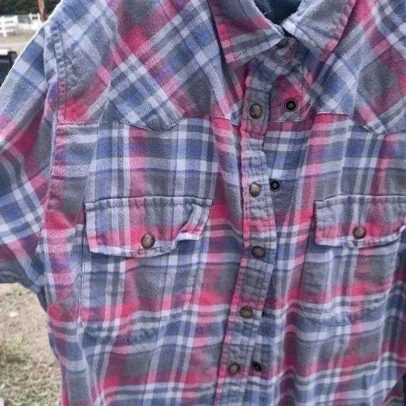 Very nice like new Jack's girlfriend flannel size medium - Picture 3 of 5